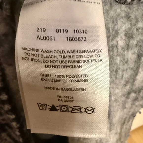 Columbia Black and Gray Plaid Turtleneck Sweater - Picture 4 of 6